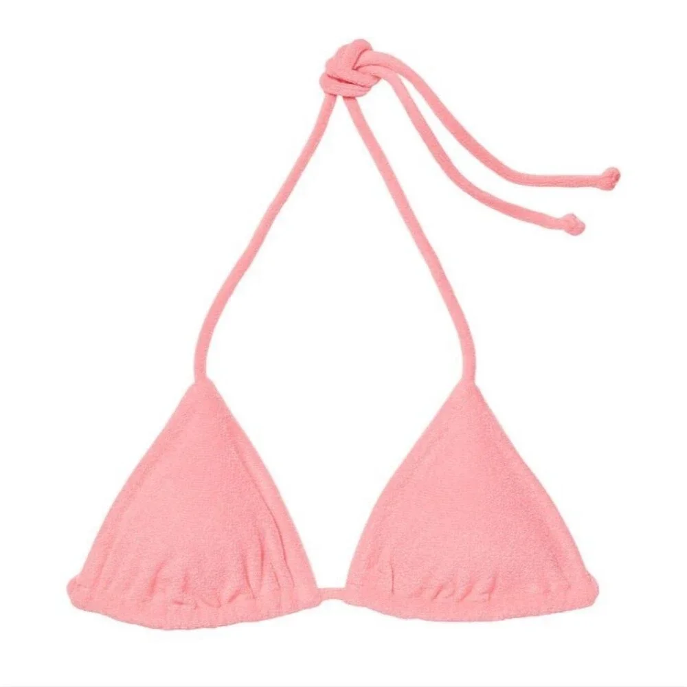 VICTORIA'S SECRET SWIM Mix-and-Match Triangle Bikini Top Pink Grapefruit